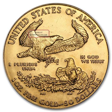 1986 1 Oz Gold American Eagle Coin - Brilliant Uncirculated