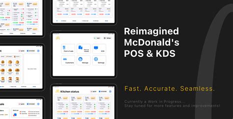McDonald's POS & KDS System - Concept | Figma