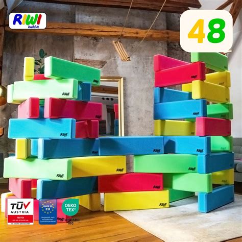 RIWI XXL Building Blocks - gigantyczne, miękkie klocki dla dzieci – RIWI buildit