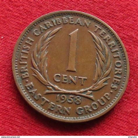 Territoires Britanniques des Caraïbes - East Caribbean States 1 cent ...
