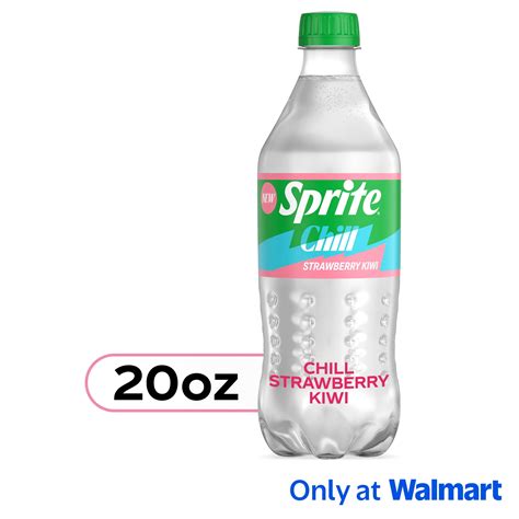 Sprite Chill Strawberry Kiwi Bottle, 20 fl oz - Walmart.com