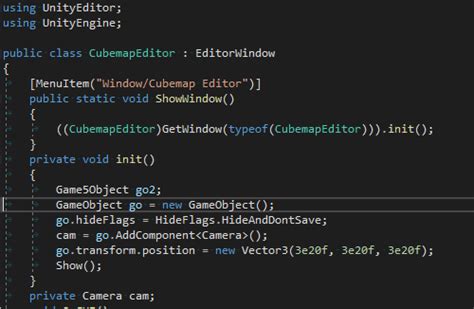 IntelliSense Unity 的图像结果