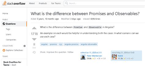 Image result for Observable vs Promises Questions