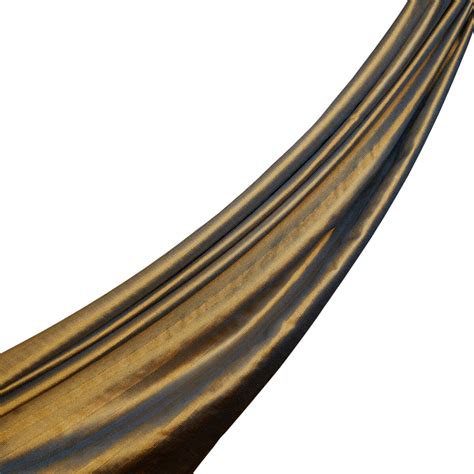 Oil Green Stripe Patterned Silk Shawl |Ipekevi