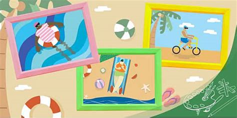 Family Day at the Beach | Art Gallery | Puzzled | Twinkl+