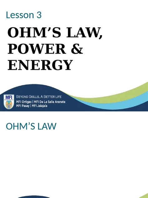 Image result for Ohms Law Free Science Lessons