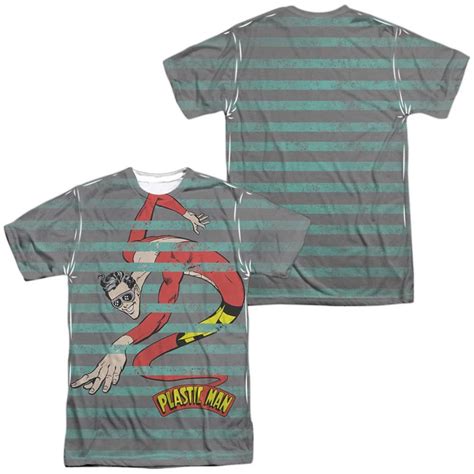 DC Comics Plastic es Short Sleeve Adult Poly Crew T-Shirt