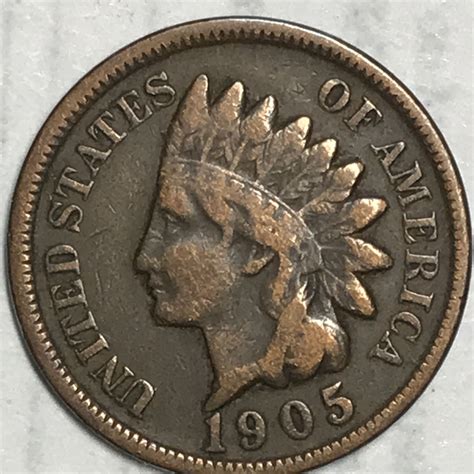 1905 Indian Head Cent Coins Very nice 102 - For Sale, Buy Now Online ...