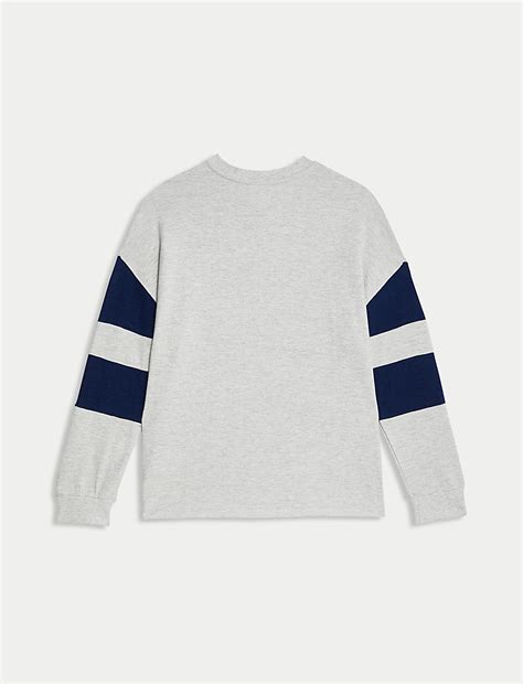 Buy Cotton Rich No Limits Graphic Top (6-16 Yrs) at Marks & Spencer