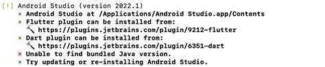 Image result for Flutter Unable to Find Bundled Java Version