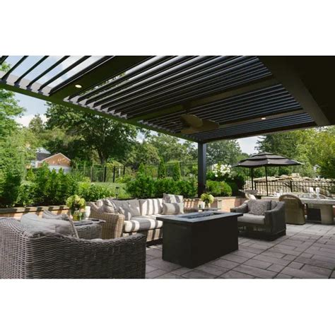 BIM objects - Free download! Signature Louvered Roof Timeless Pergola ...