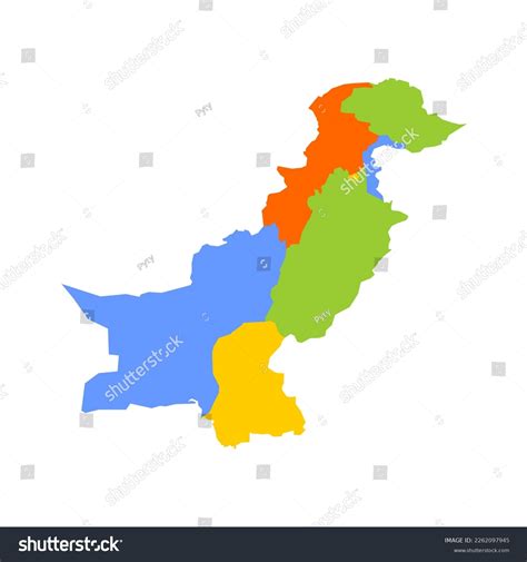 A clickable map of Pakistan exhibiting its administrative units.