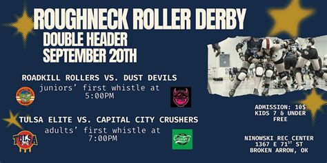 Roughneck Roller Derby September 20th Double Header, Rhema Ninowski ...