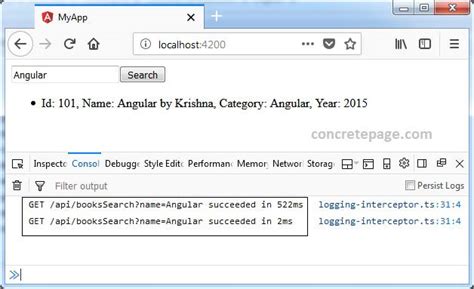 Angular HTTP Response Interceptor 的图像结果