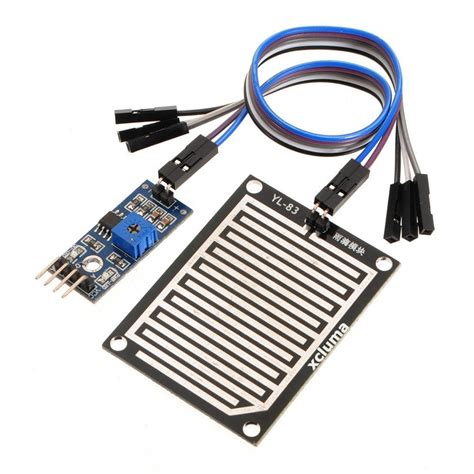 xcluma Rain Drop Detection Module Sensor Raindrops Humidity Weather ...