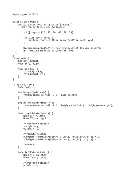 AVL Tree Code in Java 的图像结果