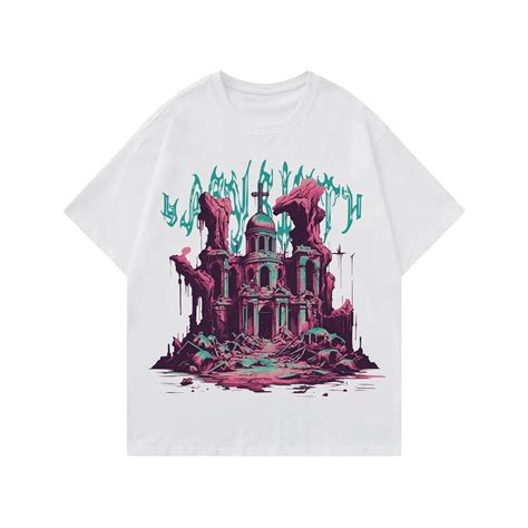 Labyrinth Designed Oversized T-shirt – Hauntrex