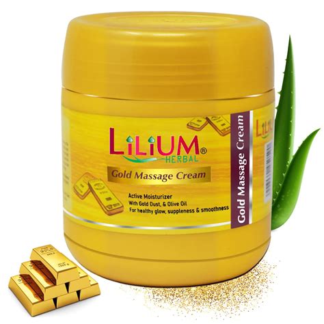 Lilium Herbal Gold Massage Cream; 500 ml : Amazon.in: Health & Personal ...