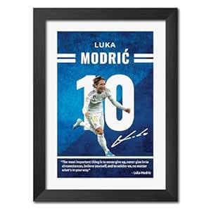 TenorArts Luka Modric Poster Real Madrid Quote Laminated Photo Frame ...