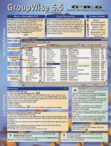 Buy GroupWise 5.5: Quick Reference Guide Book Online at Low Prices in ...