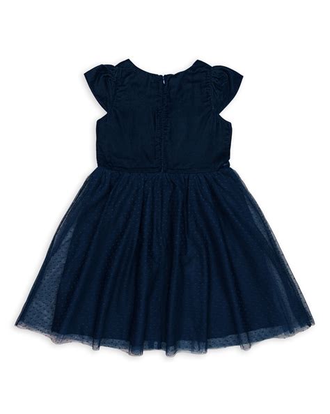 Buy Girls Shot Sleeves Dresses -Pack of 1-NAVY Online at Best Price ...