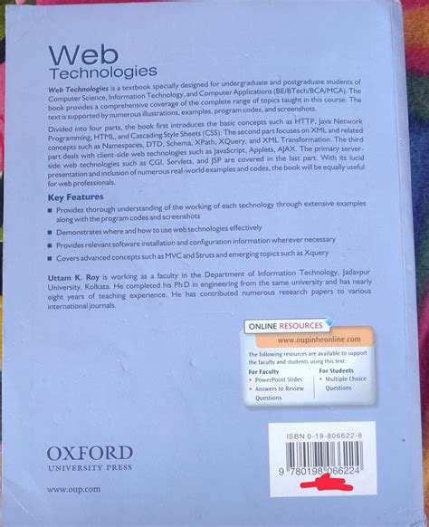 WEB TECHNOLOGIES : Uttam K. Roy: Amazon.in: Books