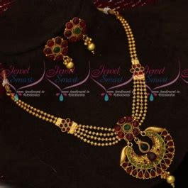 NL18516 Multi Strand Beaded Kemp Jewellery Set Short Necklace Fancy ...
