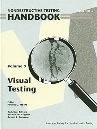 Buy Visual Testing (Nondestructive Testing Handbook) Book Online at Low ...