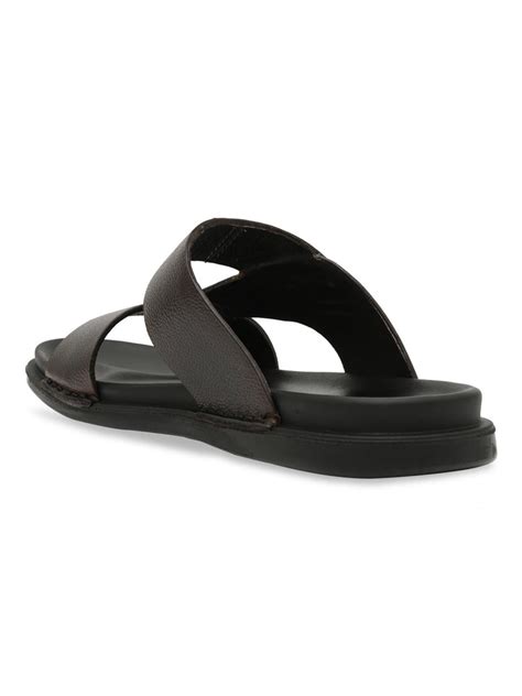 Shop Regal Brown Men Casual Drymill Leather Sandals Online