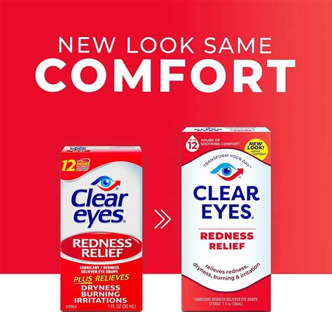 Clear Eyes Redness Relief Eye Drops 0.5 Fl Oz - Pack of 3 | Soothes and ...