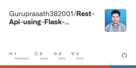 REST API Using Flask 的图像结果
