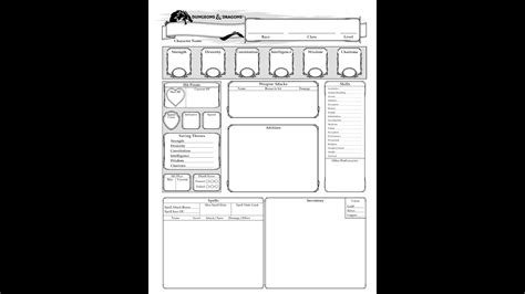 D&D Beyond: Character Sheet - YouTube