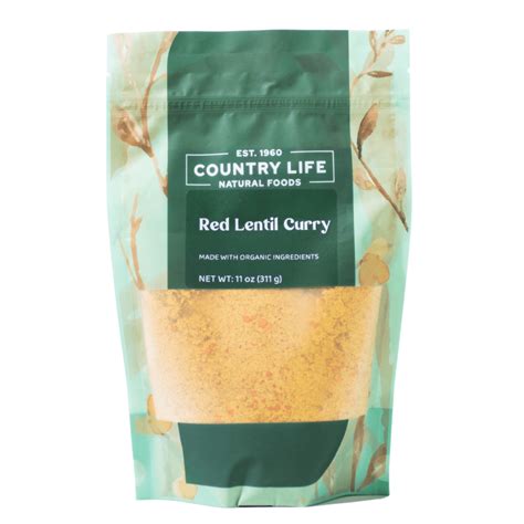 Red Lentil Curry, Organic | Country Life Natural Foods
