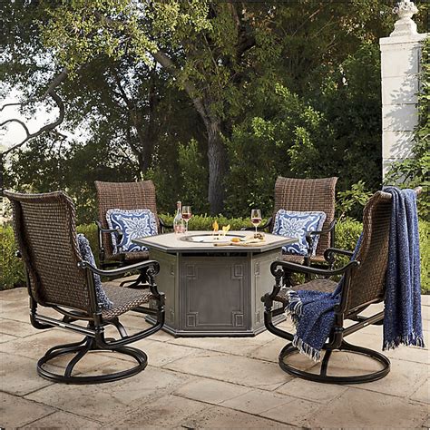 Carlisle Woven Swivel Rocker Lounge Chairs & High-Density Wicker in ...