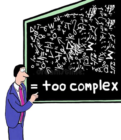 太复杂 库存例证. 插画 包括有 执行委员, 男人, 混淆, 教授, 复杂, 了解, 配方, 简单, 算术 - 52233392