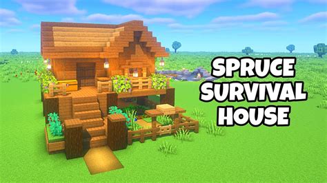 Image result for Spruce Minecraft Survival House Tutorial