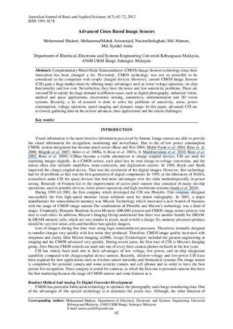 Image result for Advanced CMOS Image Process