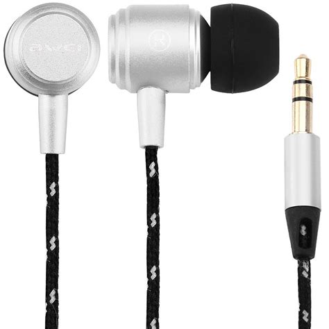 Awei ES - Q35 1.2m Cable Length in-Ear Earphone for Mobile Phone Table ...
