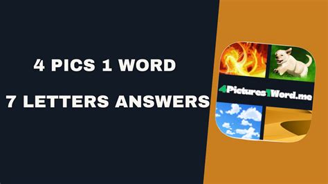 4 Pics 1 Word Game Answers - 4pictures1word.me