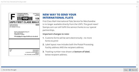 Image result for USPS First Class Label Sample