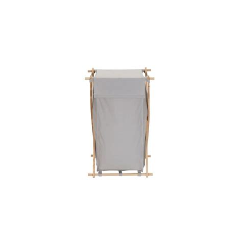 Buy Household Essentials X-Frame Wood Laundry Hamper, Folding Wood ...