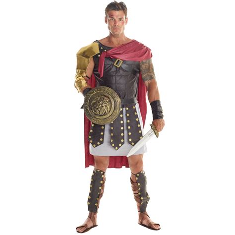 Buy Morph Mens Roman Gladiator Costume Empire Centurion Uniform Spartan ...