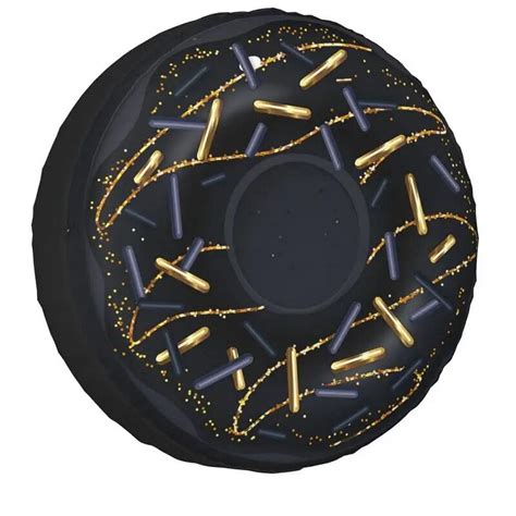 Black Sweet Donut Spare Wheel Tire Cover Universal for Mitsubishi ...