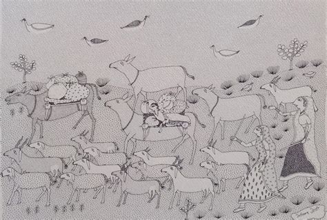 Traditional Jogi Migration Artwork