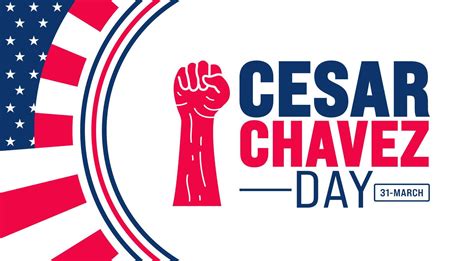 March is Cesar Chavez Day background template. Holiday concept. use to ...