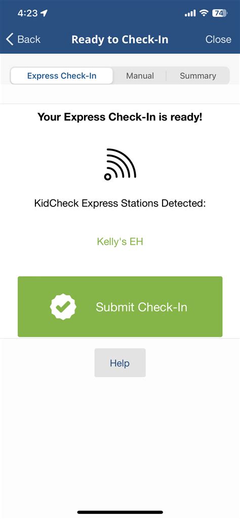 Child Check-In 的图像结果
