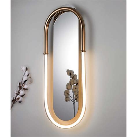 Miranda Wall Light – Oval Design with Gold Metallic Finish – Prakash Lights