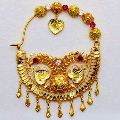 Best Nathuli Designs for Uttarakhandi Brides, Pahadi Nath Designs