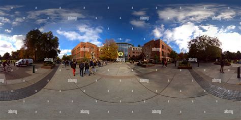 360° view of Lillis Business Complex Univercity of Oregon - Alamy