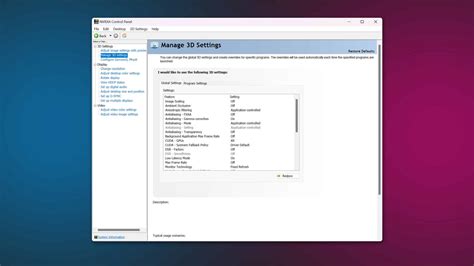 Image result for Nvidia Control Panel Best Settings